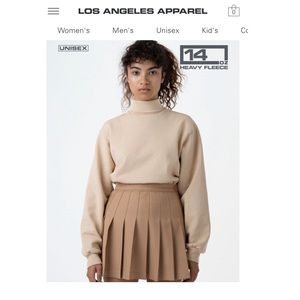 Los Angeles Apparel — Heavy Turtleneck Sweatshirt